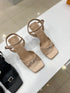 Square Toe Ankle Straps Heels